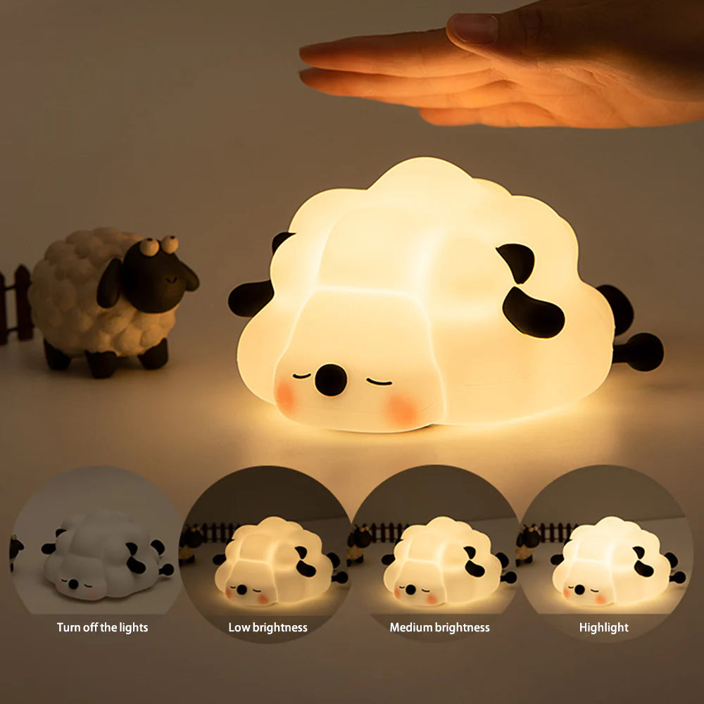 Wooly: Sleeping Sheep Silicone Night Light