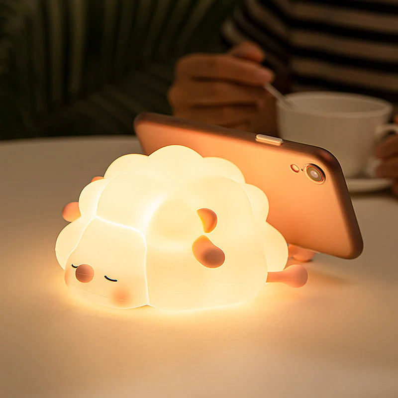 Wooly: Sleeping Sheep Silicone Night Light