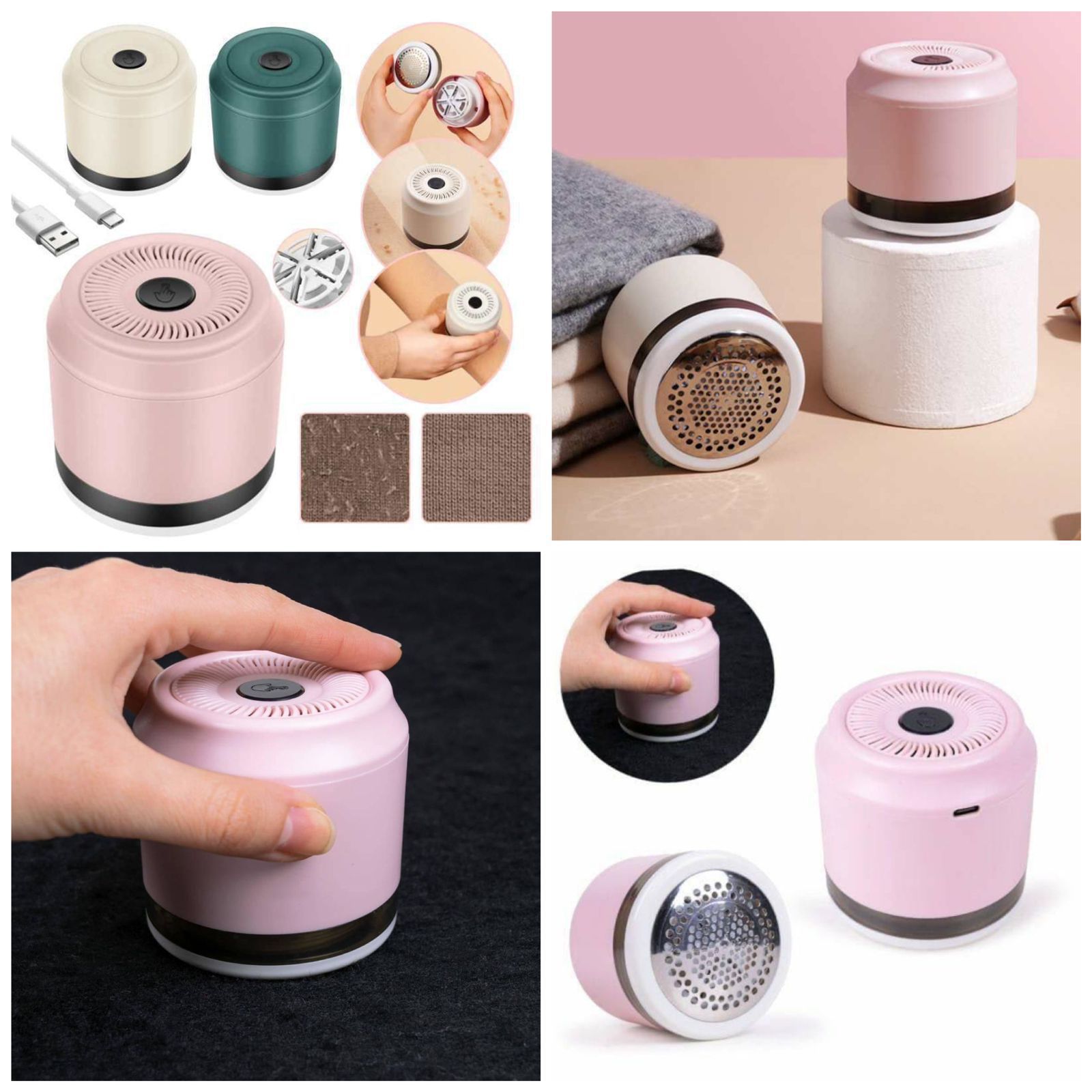 LintEase: Portable USB Rechargeable Lint Remover